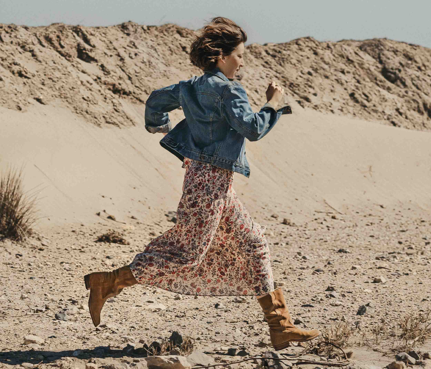 Gardian Paris Botte Femme Velours Havane